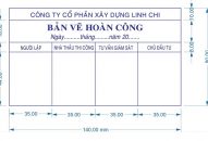 Khắc dấu bản vẽ hoàn công