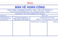 Làm con dấu bản vẽ hoàn công