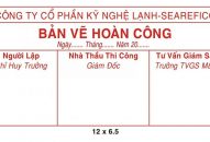 Làm mộc hoàn công tại Khánh Hòa