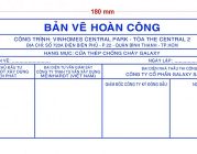 Khắc dấu bản vẽ hoàn công tại Nha Trang